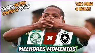 SORRISO É SELEÇÃO! Palmeiras 5  x 0 Botafogo | Gols e Melhores Momentos | BRASILEIRO SUB-20 2025