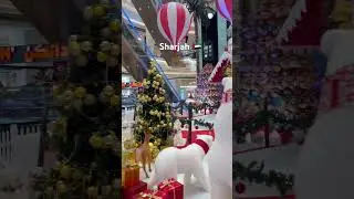 Christmas decorations in UAE 🇦🇪 #christmas #merrychristmas #music #uaelife #uae
