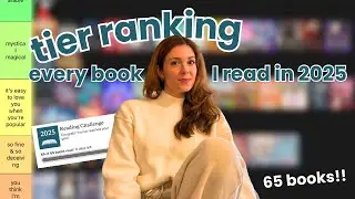 Рейтинг всех книг, прочитанных мной в 2025 году 📚📊✨ Всего 65 книг! (Ежегодный обзор прочитанных к...