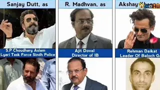 Dhurander Movie Cast Reel Vs.Real