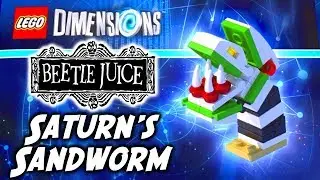 LEGO Beetlejuice Saturn's Sandworm Dimensions Build Instructions - BrickQueen