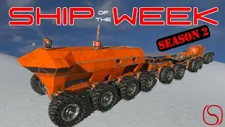Overland Rover Train - Ship of the Week Season 2 - A Space Engineers Build Challenge