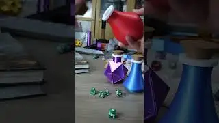 3D Printed Potion Bottles From Gaming Treasure Chest!