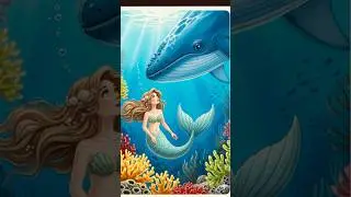 #mermaid and whale story #kidsstory