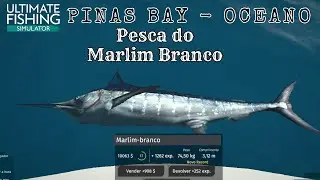 Ultimate Fishing Simulator - Pinas Bay Oceano: Equipamento para Marlim Branco (Guia na descri&ccedil;&atilde;o)