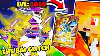 JACKVN SỞ HỮU THẺ B&Agrave;I POKEMON GLITCH CẤP 1010 TRONG MINECRAFT*THẺ ARCEUS, MEWTWO, GIRATINA GLITCH