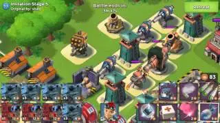 Boom Beach Imitation Game Stages 1 to 7 Hammerman event walkthrough