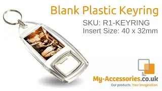 DIY Photo Bottle Opener Keyring | How To Personalise Your Own R1-Keyring | My Accessories