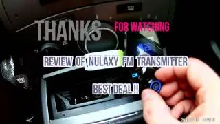 Review Nulaxy Wireless Bluetooth FM Transmitter