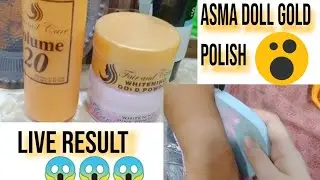 Asma Doll Gold Polish Review //Asma Doll Skin Polish Review // Free online parlor course