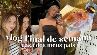 VLOG final de semana | casa dos meus pais, família…