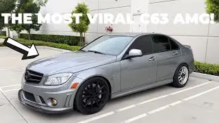 САМЫЙ ВИРУСНЫЙ C63 AMG В ИНТЕРНЕТЕ! | Mercedes Benz C63 AMG 2009 года выпуска @abc.garage