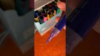 Trying Arrtx Symptap Acrylic Markers  #arrtxart #arrtxsimptap #arrtxacrylicmarkers