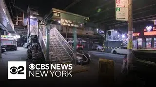 Man stabbed in neck on Queens subway platform, NYPD says