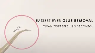 How To Remove Glue from your Tweezers (Eyelash Extensions) | London Lash Pro