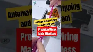 Automatic Cable Stripping and Crimping Tool- Precision Wiring Made Effortless