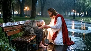 82-letnia kobieta zemdlała z głodu na mokrej ławce, a Jezus Chrystus dokonał dla niej cudu