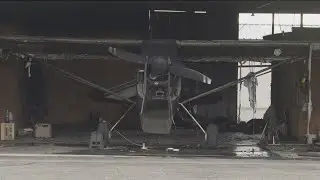 Fire damages 2 hangars at Nampa Municipal Airport