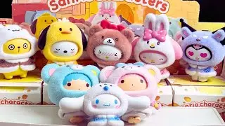 Распаковка новой серии виниловых плюшевых игрушек Miniso Sanrio Characters Little Cape в закрытой...