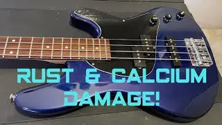 Revitalization of a TR60 Ibanez Bass. #ibanezbass #ibanez #restoration #repair