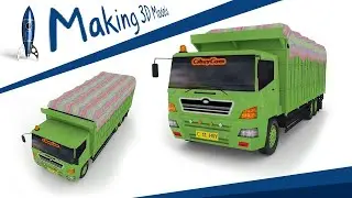 Modeling Low Poly 3D Truck in 3Ds Max 2018