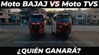 CARRERA ENTRE UNA MOTO BAJAJ Y UNA TVS  | ALEX