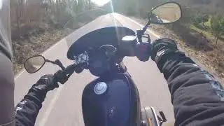 Yamaha XV950R Bolt 2019 | GoPro Hero Session 5 | 12.02.2022 Teke - Darlık