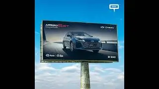 Arrizo 6 GT by Chery Drives Forward Across the Outdoor Advertising Scene