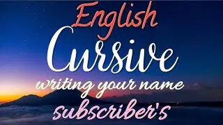 writing your name comment