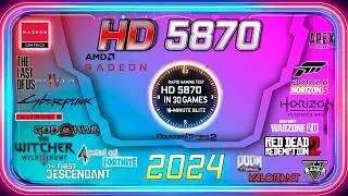 🟥 AMD HD 5870 in 30 Games | Gaming Test | 2024-2025 (IMPOSSIBLE TEST)