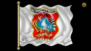 KarangasemFlagAnimatedWaving | KabupatenKarangasem | Photoshop |LogoDownloadLink |VideoMusicRelaxing