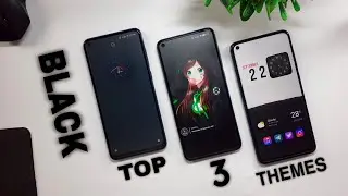 Top 3 Bhot Hard Black Themes 😍 | Dark Theme for MiUi 12/12.5 | Best Dark Themes | HINDI | NixAndrow
