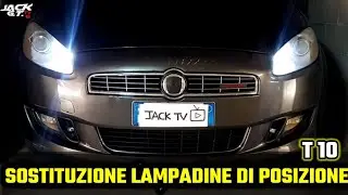 Sostituzione Lampadina Di Posizione Led T10 su Fiat Bravo