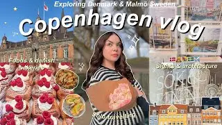 Copenhagen & Malm&ouml; Sweden VLOG 🇩🇰 | Best Things to See, Do, Eat + Solo Travel Tips!