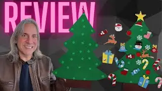 Amazon DIY Felt Christmas Tree Review ❄️  Fun Holiday Decor for Kids!