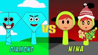 Diamond VS Nina |My Sprunki OC animation