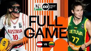Austria 🇦🇹 vs Lithuania 🇱🇹 | Women | Full Pool Game | FIBA 3x3 Europe Cup 2025