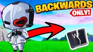 We played Fortnite with no W key