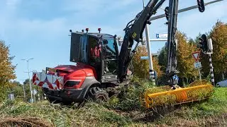 Eerste E12 GreenJob met elektrische maaikorf in actie