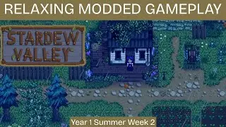 Stardew Valley modded playthrough | no commentary | cozy gameplay for studying or sleeping