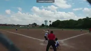 5/25/24 Lilyana DeLuca, SS fields Line drive, batter out vs USSSA Pride