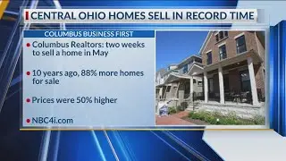 Central Ohio homes sell in record time