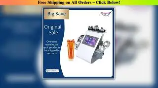 Missheart 9-in-1 40K Cavitation Ultrasonic Weight Loss Lifting And Firming Massage(Fast Shipping