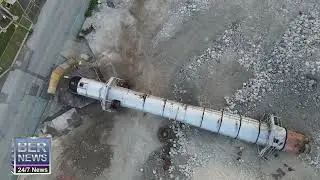 BELCO Removes Metal Exhaust Stack, March 26 2023