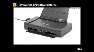 PIXMA iP110: Setting up the printer