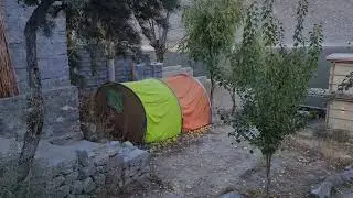 #hunza #travel #nature #borithlake #camping #lake #woodenhut #track 