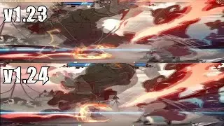 Chipp Zanuff 1.24 comparaci&oacute;n | Guilty Gear Strive #patch #strive #chippzanuff #chipp