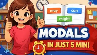 Modals in English Grammar | Can, Could, Must, Have To | Easy Hindi Explanation | Animated Examples