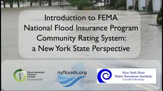 Introduction to FEMA National Flood Insurance Program Community Rating System: New York Perspective