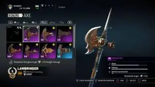 For Honor : Lawbringer what i kill with  (Reputation 6 Heroic Gear 108)